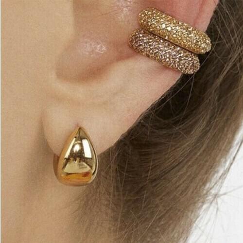 Fashion Bohemian Earrings Cool new product earmuffs C-shaped female ear clip without ear hole