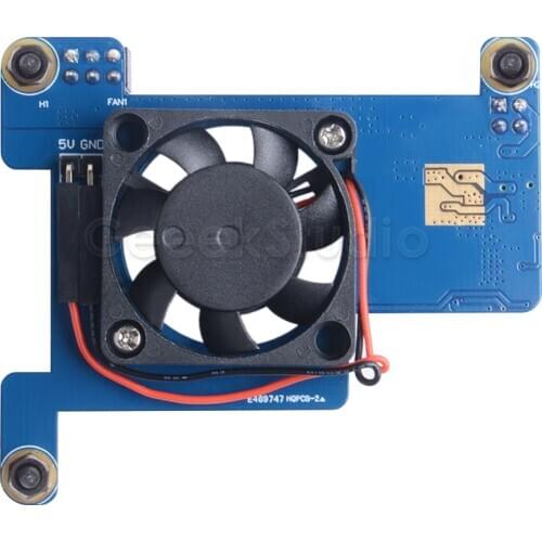 Raspberry Pi PoE HAT Module Power-Over-Ethernet Expansion Board with Cooling Fan 30x30x7mm for Raspberry Pi 4B / 3B