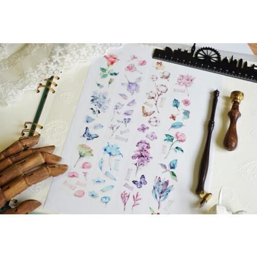 Seasoning Washi Tapes Bullet Journal Masking Tape Adhesive Tape DIY Scrapbooking Washi Stickers