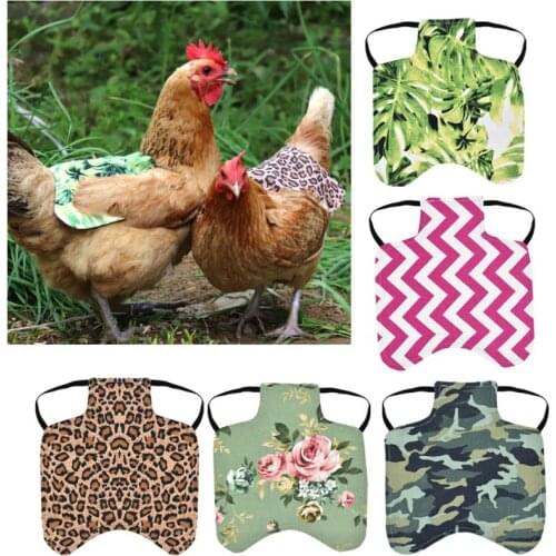 Adjustable Pet Clothes Hen Apron Poultry Hen Saddle Apron Feather Protection Holder Chicken Protector Hen Dress
