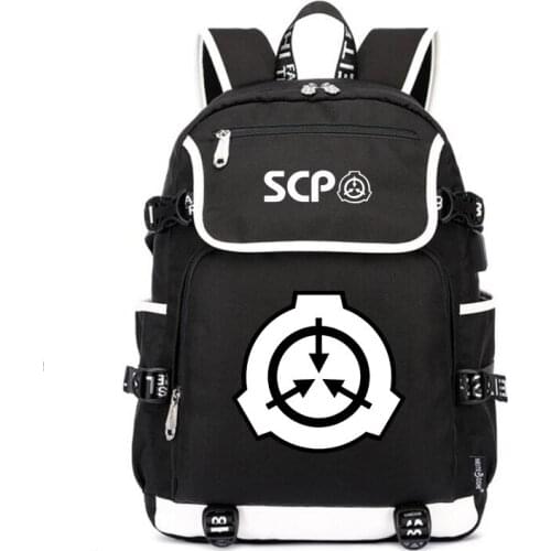 New Special Containment Procedures Foundation SCP Backpack Unisex Laptop Shoulder Bags Teens Kids Travel Bags School Bag Bookbag