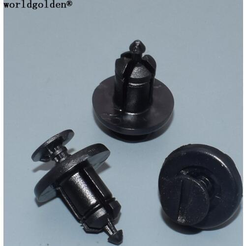 Worldgolden 100pcs auto fasteners Bumper Grille Retainer for Renault 7703072360