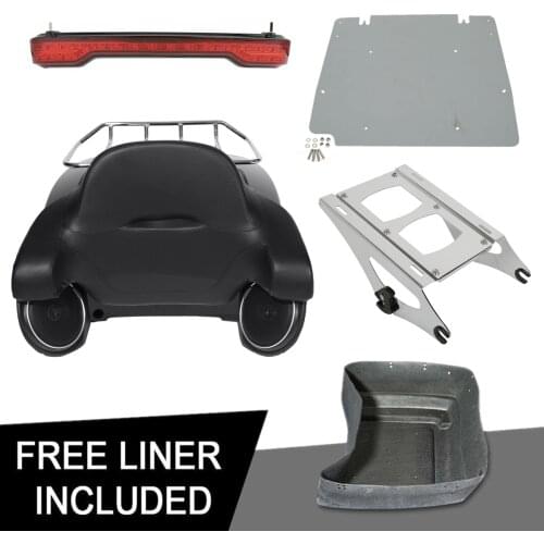 Motorcycle King Pack Trunk Rack Tail Light Speaker For Harley Tour Pak Touring Road King Street Glide Road Glide 2014-2020