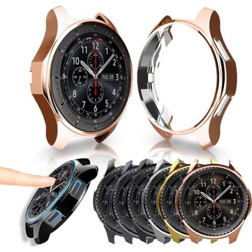 Screen Protector Cover for Samsung Galaxy Watch 46mm 42mm Case S3 Soft TPU Bumper Accessories M-R8050/SM-R800/SM-R810/SM-R760