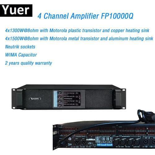4 Channel Amplifier FP10000Q Line Array Amplifier NEUTRIK Connectors fp10000q line array professional Sound Power Amplifier Line