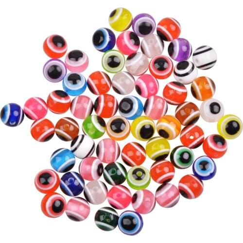 200pcs Fish Eye Beads Fishing Lures Fishing Bead Bait Eggs Floating Ball Stopper For Salmon Trout 5MM,6MM,8MM,10MM