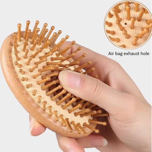 Wooden Hair Comb Scalp Massage Body Anti Cellulite Brush Air Cushion Massage Hair Comb Scalp Massage Brush Dead Skin Remover