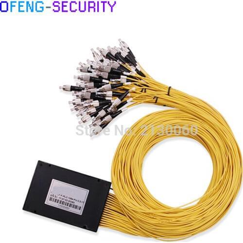 FC UPC PLC Splitter 1X 64 Single mode FC splitter fiber optic 1x64 FC upc plc splitter/ 1x64 Single mode plc splitter