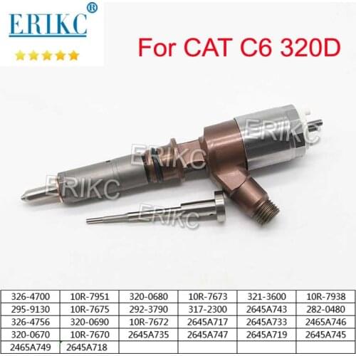 326-4700 2645A746 320-0680 CAT Injector Nozzle 2465A749 2645A718 2645A747 2645A719 2645A745 For Caterpillar C6 320D Excavator