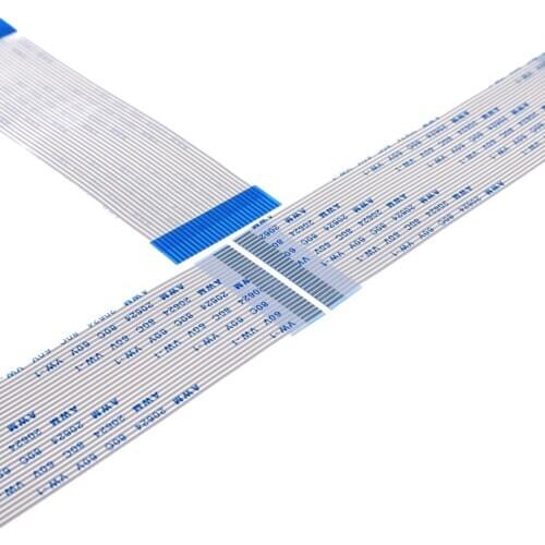 100pcs Flexible Flat Cable 26 PIN FFC 1.0 mm pitch Length 60 70 80 100 120 150 200 250 300 400 450 500 600 700mm same directions