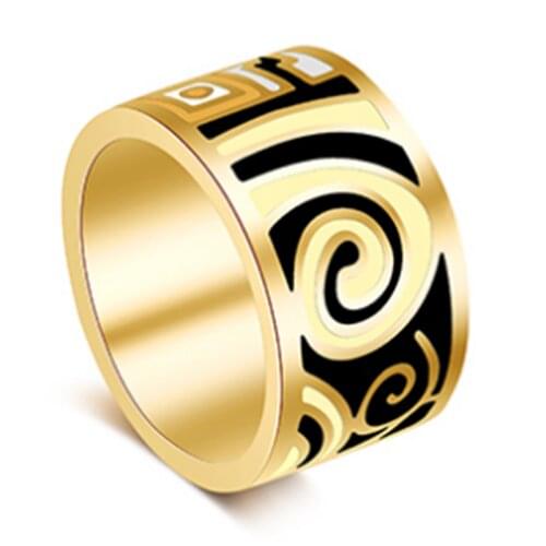 Custom AnyText Enamel Ring 3D Engraved Color Enamel Ring Personalized Trendy Ring Party S925 Jewelry