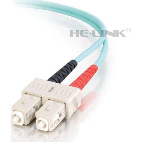 LODFIBER 300M SC-SC Outdoor Armored 10G OM3 MM Duplex Fiber Optic Cable Patch Cord