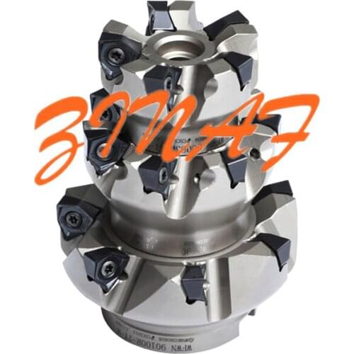 MFWN90 degree MFWN90125R MFWN90160R double-sided hexagonal plane heavy cutting milling cutter disk For WNMU080608 carbide insert