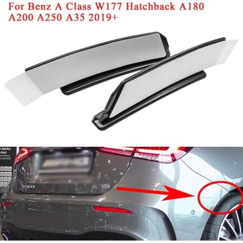 Car Rear Bumper Trim Fender Flare Extension Wheel Eyebrow Protector Lip For Benz A Class W177 Hatchback A180 A200 A250 A35 2019