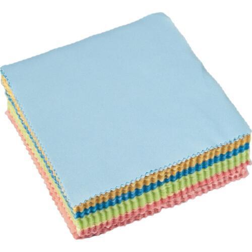 100pcs Cotton Cleaning Polishing Cloth for Guitar Violin Erhu Piano Lute