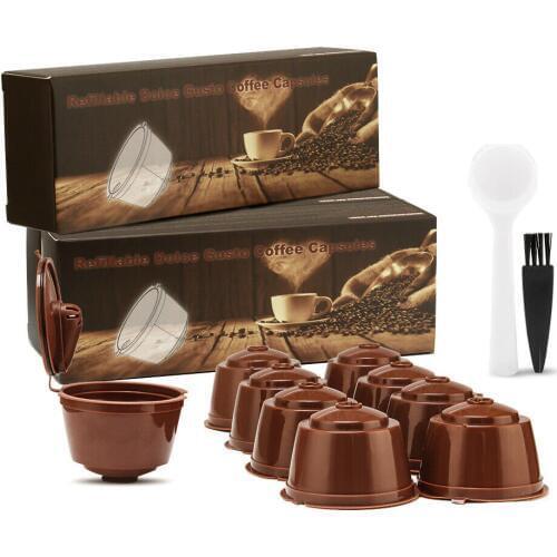 Wholesale For Nescafe Dolce Gusto Coffee Filters Cup Refillable Reusable Coffee Dripper Tea Baskets Dolci Gusto Capsule Pods