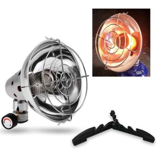 Outdoor Camping Portable Propane Butane Gas Heater Tent Heating Stove with Stand