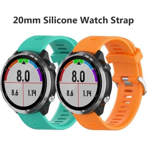 20mm Watch Band Replacement for Galaxy Watch 4 40mm 44mm Silicone Quick Release Strap for Glaxy Watch 4 Classic 42mm 46mm Correa