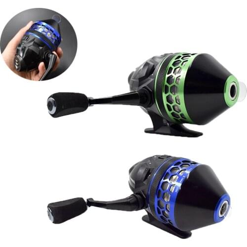 Fishing Reel Gear Ratio 4.0:1 Swing Arm Left and Right Swap Portable Metal Spinning Outdoor Slingshot Shooting Sea Accessories