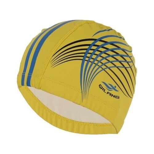 Swimming Cap Foe Men Swim Pool Women Beach Cap Ears Hair PU Bathing Hat For Boys Girls Long Hair Lady Swim Cap 2019 New Arrive