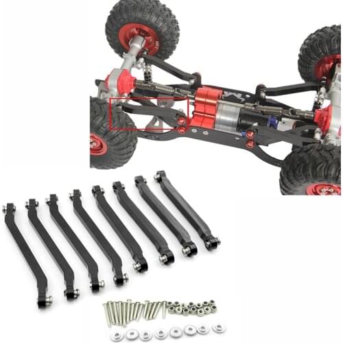 8PCS Replacement Metal Ball Tie Connecting Rod Pull Link DIY Upgrade Modification Kit For 1/12 MN D90 D91 MN99S RC Car Repair