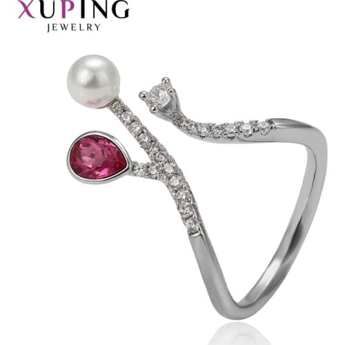 Xuping Jewelry Fashion Exaggerated Crystals Ring for Women Lovely Surprising Gift 14522