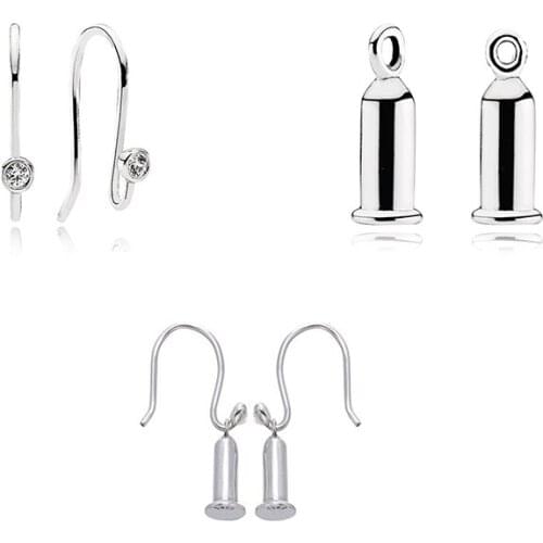 2020 New Style Hot Sale High Quality 925 Sterling Silver Bow Earrings Barrel Cultivated Elegant Earrings To Send Ladies Jewelry