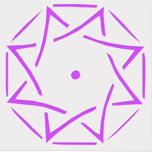 13*13 Creative pvc Layering Stencils for DIY Scrapbooking/photo album Decorative Embossing DIY Paper Cards Crafts