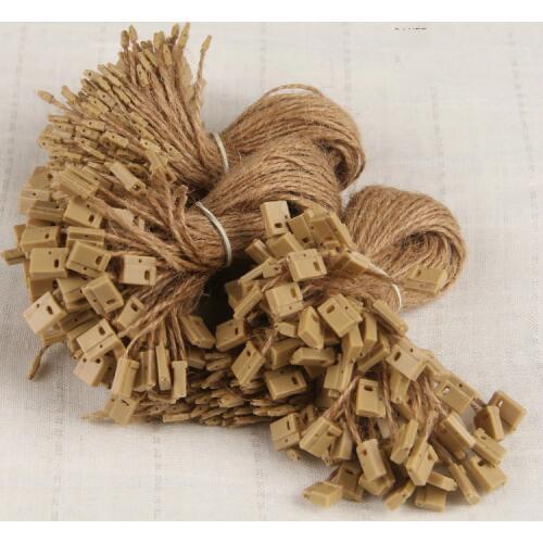 200 pcsTag Sling/exquisite clothing string buckle tag cords/garment bag hang tag rope tag seal