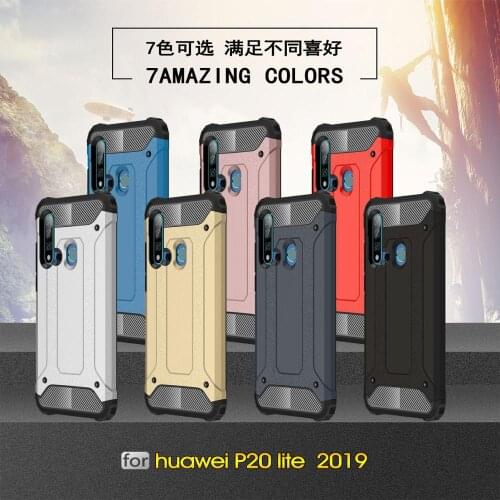 30pcs/lot Hybrid Durable Shield TPU+PC Case For Huawei Honor 20 Lite Honor 20 Pro P20 Lite 2019 P Smart Z Y5 2019