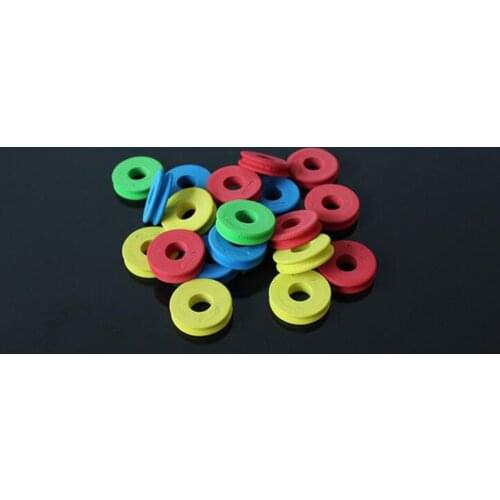 30Pcs Outdoor Fishing line Circular Winding plate foam Board Fishing Lure Trace Wire Leader Swivel Fishing Tackle