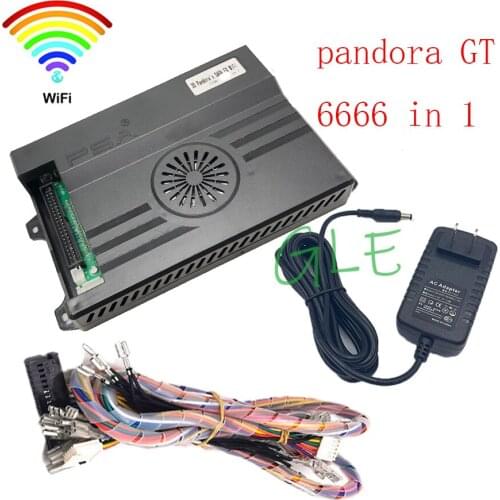 6pcs Arcade Game Board 8000 in 1 Kit Pandora 3D SAGA EX 300pcs 3D Save Multiplaye Separate Arcade Game Console Cabinet power