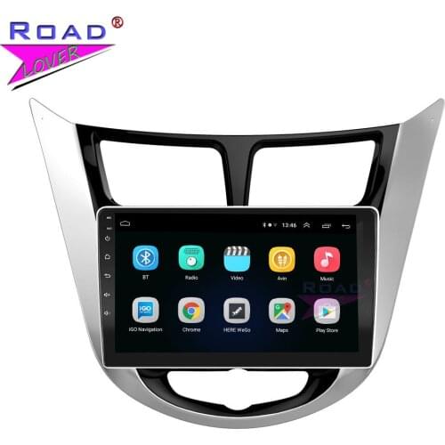 TOPNAVI For Hyundai Solaris 2011- Car Radio Stereo Android 10 Video Multimedia Player 6G+128G Tape Recorder Auto GPS Navigation
