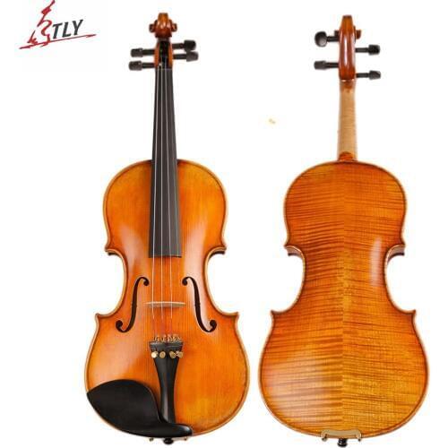 TONGLING Brand Master Handcraft Antique Violin Naturelly Dried 30 Years Old Europe Imported Stripes Maple Customized Violin 4/4
