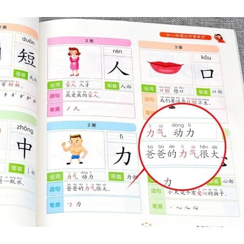 Preschool 1280 Word Book Reading Picture Literacy Early Education Card Whole Brain Memory Children Reading and Literacy Book