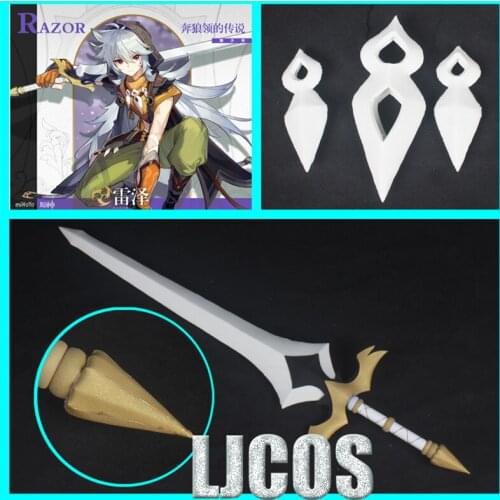 Game Genshin Impact Razor Cosplay Necklace Costume Accessories Ornament Props