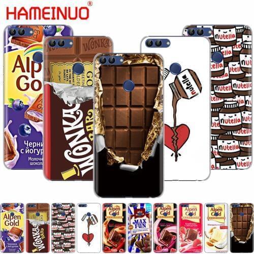 HAMEINUO alenka bar wonka chocolate nutella cell phone Cover Case for huawei Honor 7C Y5 Y625 Y635 Y6 Y7 Y9 2017 2018 Prime PRO