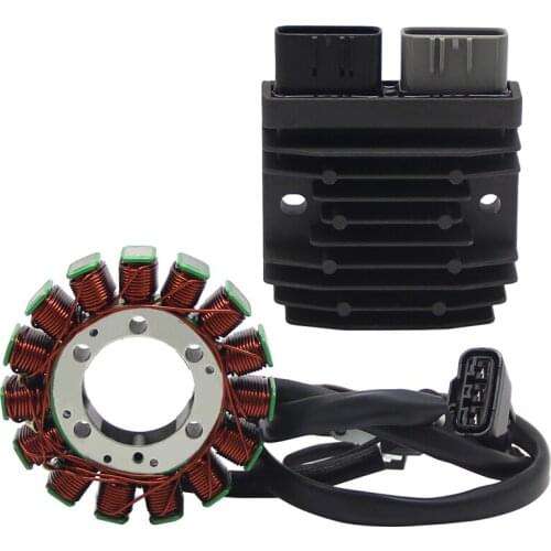 Motorcycle Stator Coil & Regulator Rectifier For Yamaha YFM700 Grizzly 700 EPS Hunter Special Edition 1D7-81960-01 1D7-81960-00