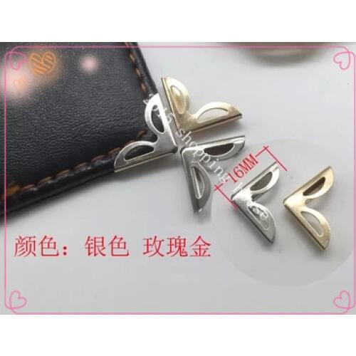 Notebook album stationery hardware edge angle iron angle menu metal corner diameter 16MM*16MM *2MM DIY