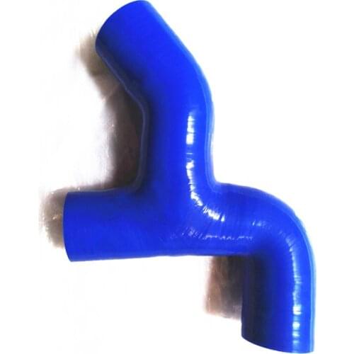 Mofe Blue Intercooler Boost Silicone Turbo Hose For Impreza GC8 TURBO HOSE KIT Y-Pipe 2002~2006 1pcs