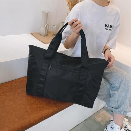 New Men And Women Portable Large-capacity Travel Bag Fashion Solid Color Shoulder Bags Storage Bags