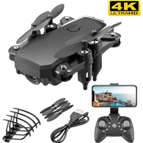 New Mini Drone 4k Double Camera HD LF606 WIFI FPV Drone Air Pressure Fixed Height Four-axis Aircraft RC Helicopter With Camera