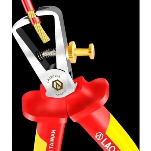 LAOA VDE Insulation Vertical Wire Stripping Pliers 1000V Electrician Wire Stripping Pliers Cable Stripper