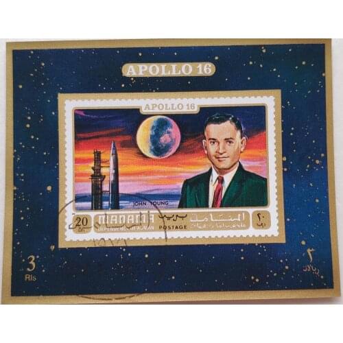 John young souvenir sheet Post Stamps Postage Collection