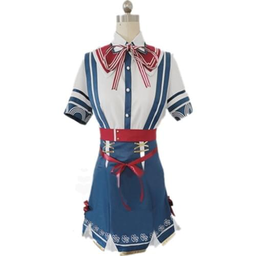 Vtuber Hololive Akai Haato Idol Dress Uniform Outfit Customize Cosplay Costumes