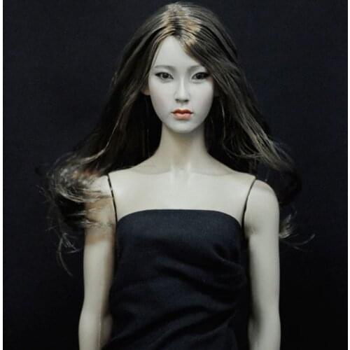KM13-16 KUMIK 1/6 Scale Soldier female head sculpture Model without body clothes For 12'' Woman Action Figure Accessory
