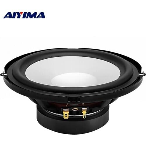 AIYIMA 1Pcs 6.5 Inch Midrange Bass Speaker Column 4 Ohm 50W Audio Speaker Woofer Loudspeaker DIY Car Sound System DIY