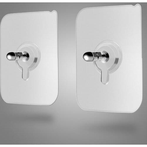 10pcs Adhesive Wall Screws Hanging Nails Wall Hook Self Adhesive No Drilling Non-Trace Home Decoration Accessories Living Room