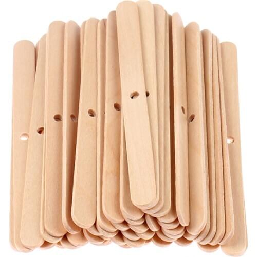 100PC Wooden Candle Wicks Holder Centering Device DIY Handmade Candle Making Tools Home Decor