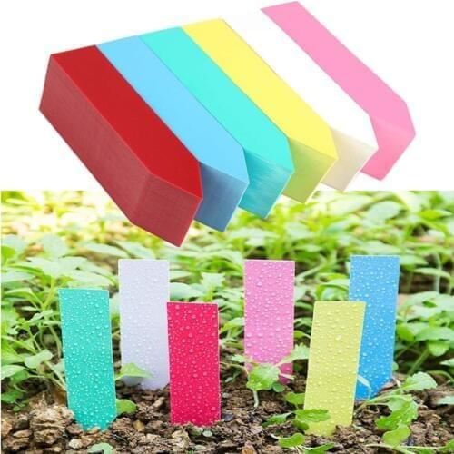 100 Pcs Plant Potted Mini Signs Insert the Name to Label Seedling Labels Garden Decoration Flowers Nursery Stake Tags